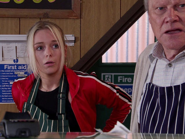 Lauren i Roy a Coronation Street el 7 de setembre de 2023