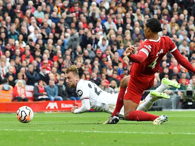 Jarrod Bowen del West Ham United va marcar el seu primer gol el 23 de setembre de 2023