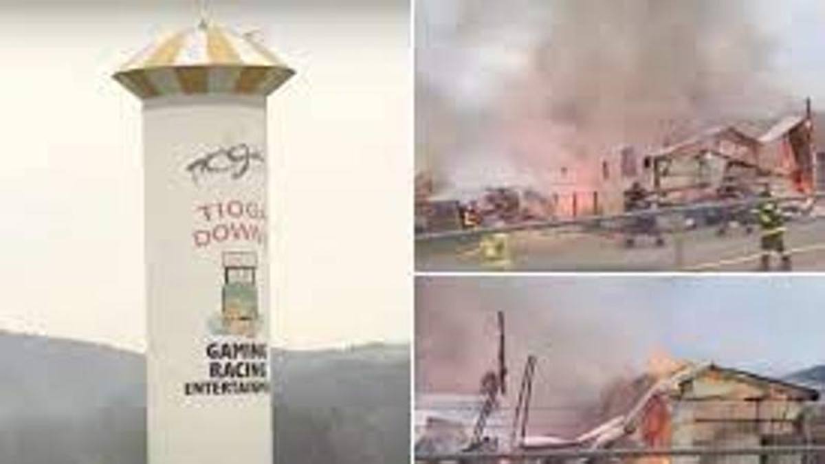 Estats Units: incendi a l'hipòdrom de Tioga Downs.  Es moren 30 trotters