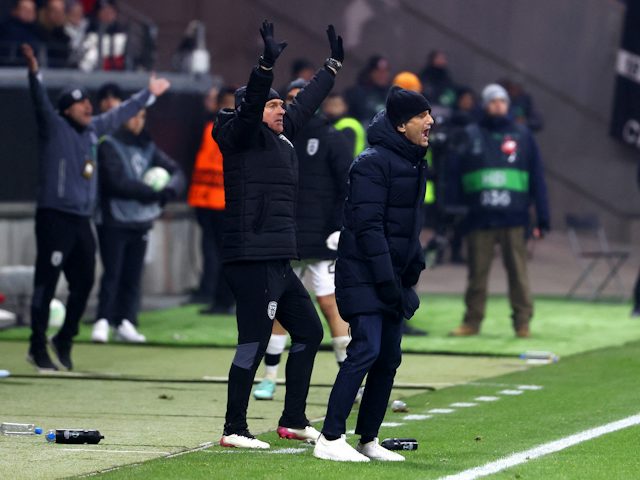 L'entrenador del PAOK, Razvan Lucescu, reacciona el 30 de novembre de 2023