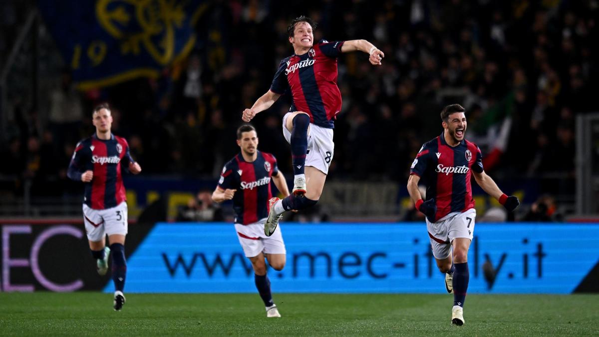 Bolonya-Verona 2-0, gols de Fabbian, Freuler