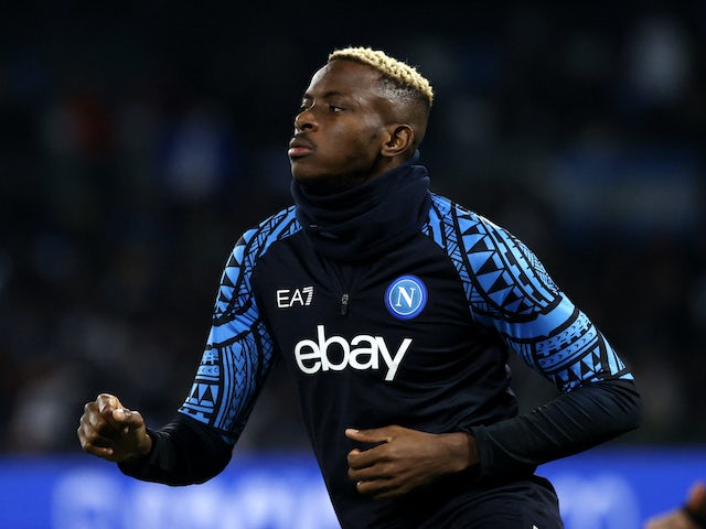 El davanter del Napoli Victor Osimhen el 3 de desembre de 2023