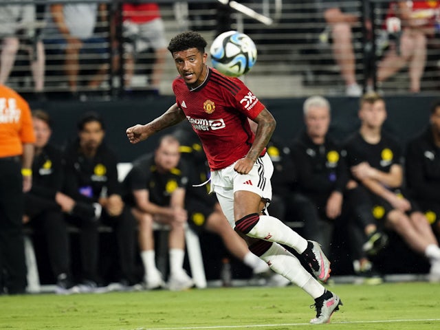 El davanter del Manchester United Jadon Sancho el 30 de juliol de 2023