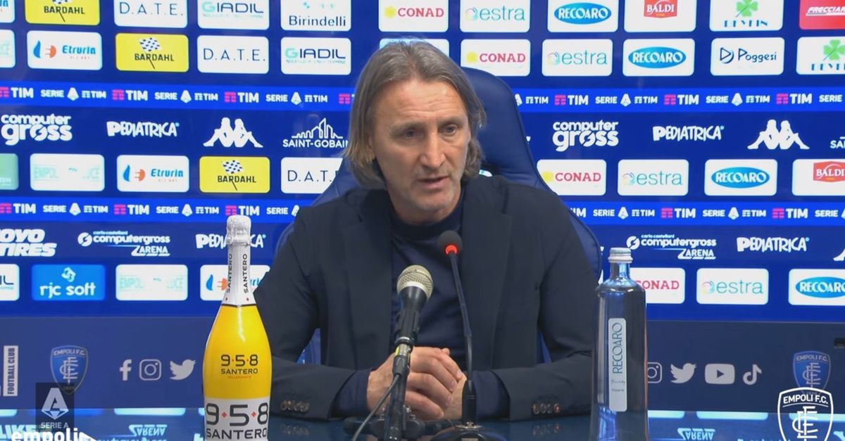 Empoli, Nicola: “És important mantenir-se al partit, el Sassuolo té qualitat.  Derbi..."