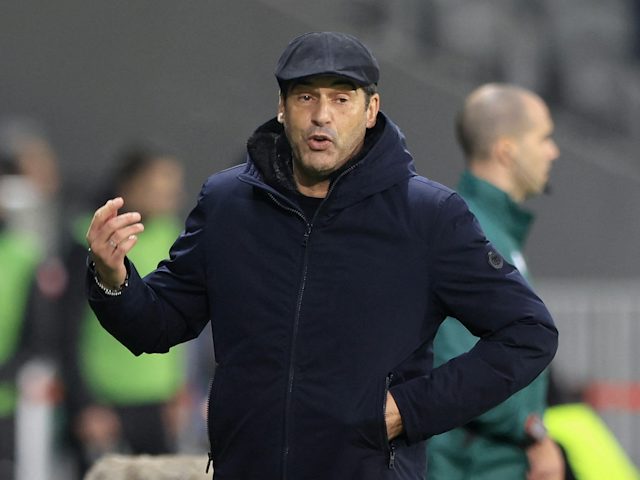 L'entrenador del Lille, Paulo Fonseca, reacciona el 14 de desembre de 2023