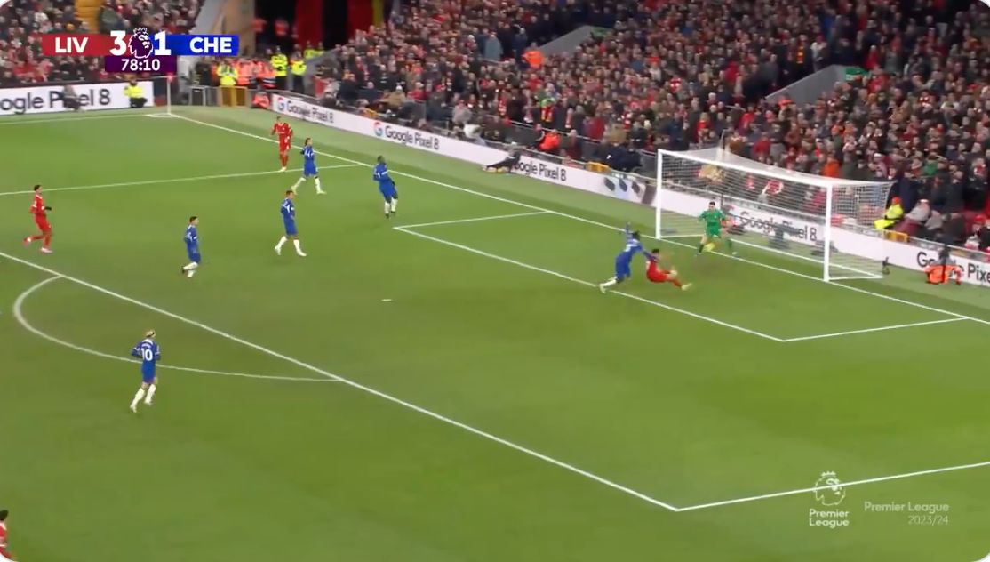 (Vídeo) Impressionant jugada d'equip per al quart del Liverpool contra el Chelsea