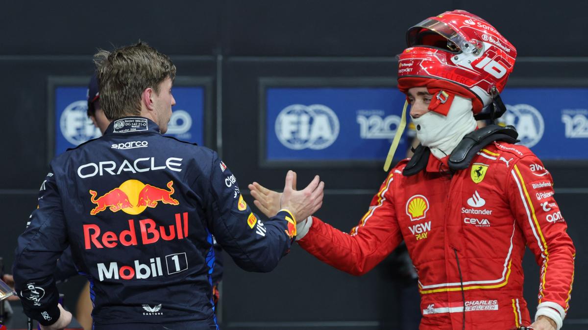 Leclerc: "Ferrari, a tota velocitat per a la cursa".  Bearman: "Estava pensant a fer F2..."