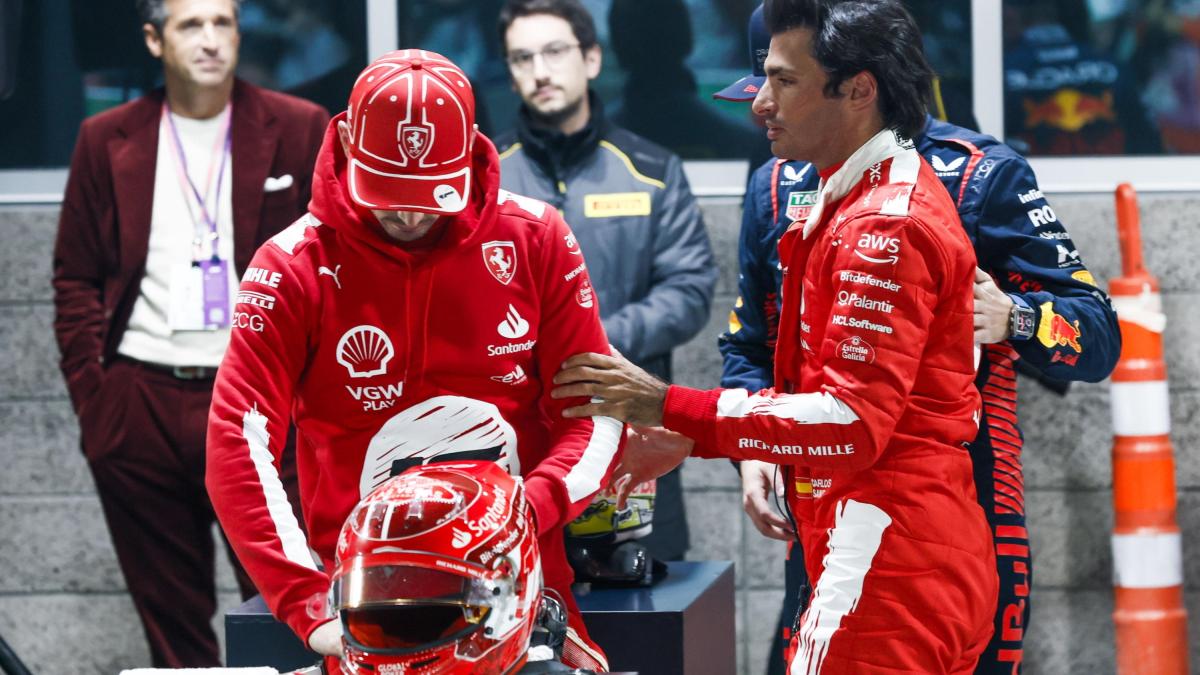 Ferrari, entrevista a Leclerc i Sainz