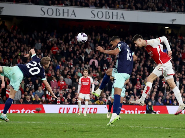 Kai Havertz de l'Arsenal va marcar el seu segon gol el 9 de març de 2024