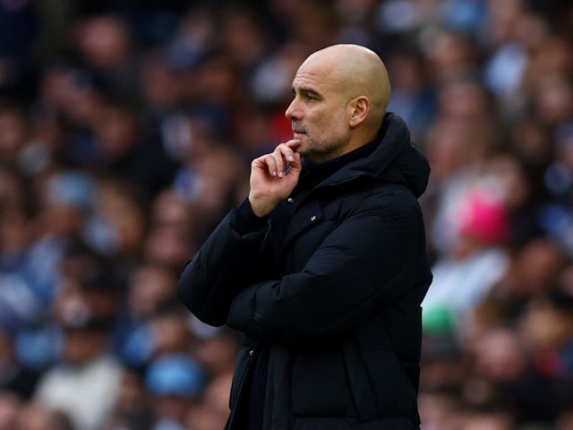 L'entrenador del Manchester City, Pep Guardiola, el 3 de març de 2024