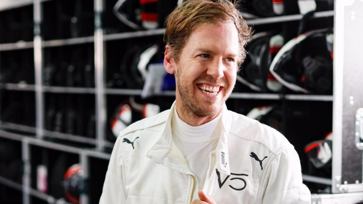 Vettel, 118 voltes al Porsche somiant amb les 24 Hores de Le Mans