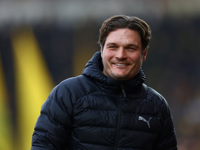 L'entrenador del Borussia Dortmund Edin Terzic abans del partit del 2 de març de 2024