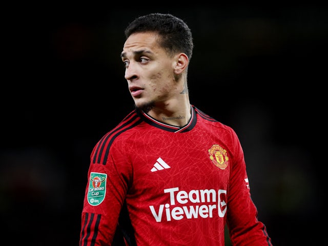 El davanter del Manchester United Antony l'1 de novembre de 2023