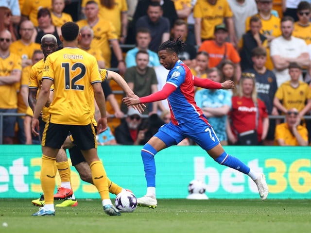  Michael Olise de Crystal Palace va marcar el seu primer gol l'11 de maig de 2024