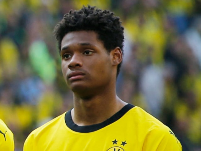 Julien Duranville del Borussia Dortmund fotografiat el maig del 2023