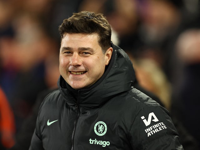 L'entrenador del Chelsea, Mauricio Pochettino, el 12 de febrer de 2024