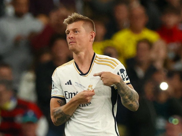 Toni Kroos del Reial Madrid l'1 de juny de 2024