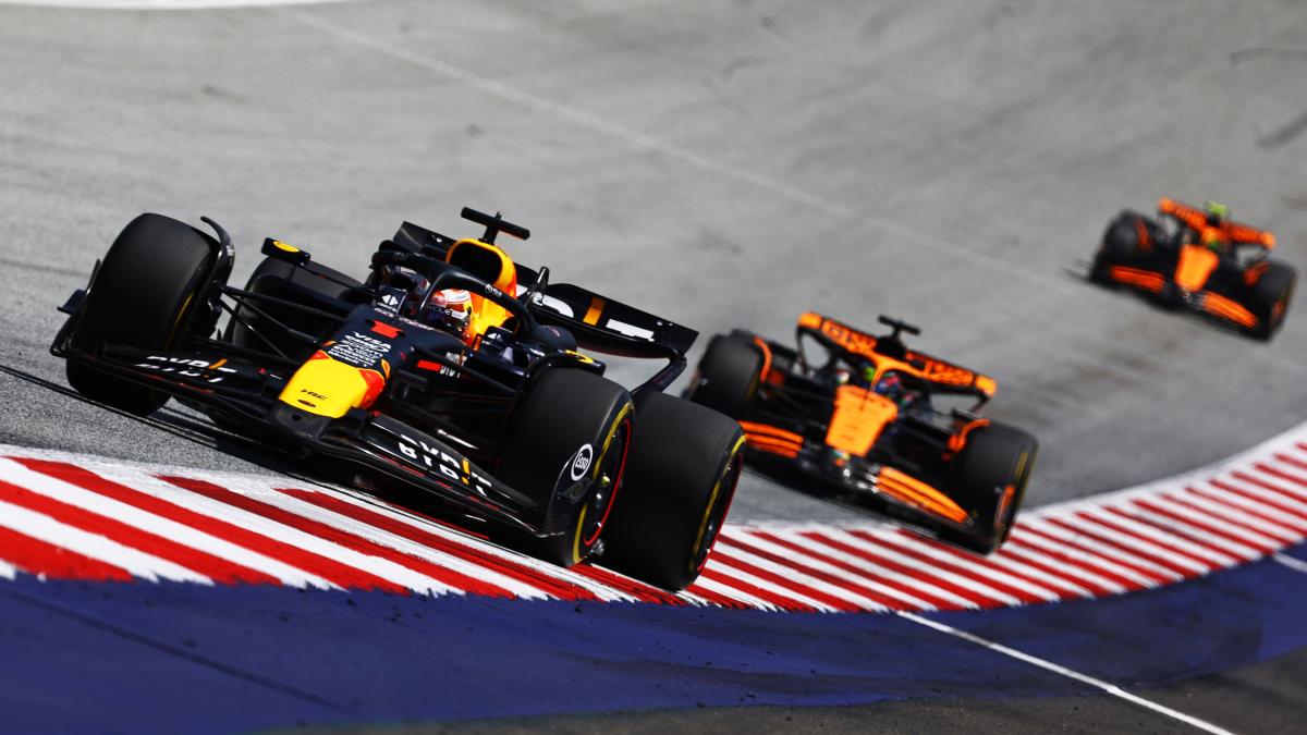 F1 Àustria, Verstappen guanya l'Sprint.  Dobla els McLarens.  Ferrari: Sainz 5è