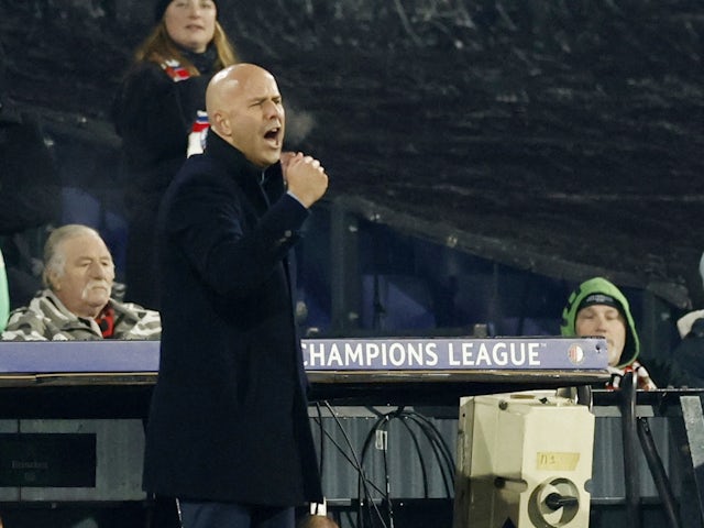 L'entrenador del Feyenoord, Arne Slot, reacciona el 28 de novembre de 2023